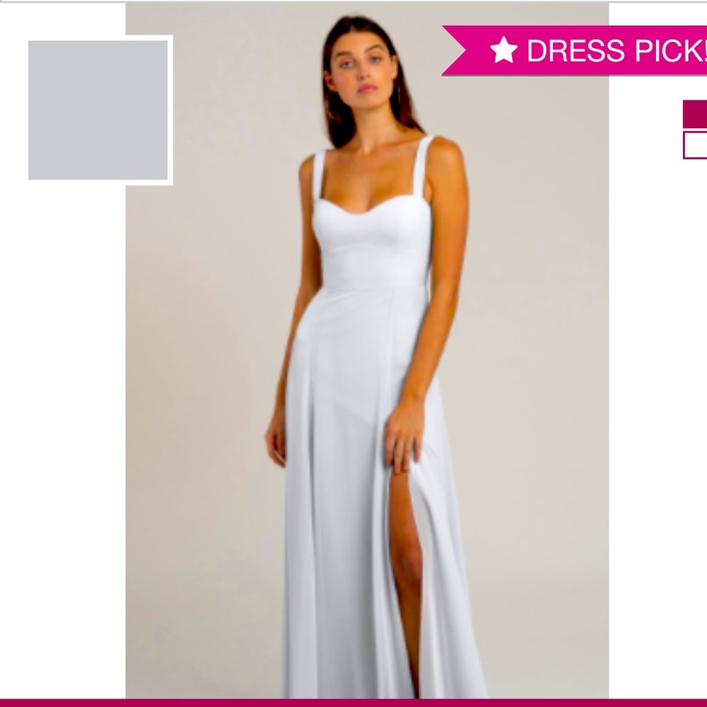 Never worn Jenny Yoo dress - Size 4 Cloud Gray